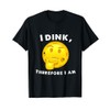 Pickleball Funny Design for Pickleballer T-Shirt, black