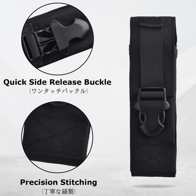YAPJEB Light Pouch Molle Light Case Molle Flashlight Holder Belt