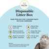 Kitty Sift Kitty Sift (6-Pack) Disposable Cat Litter Box, Sustainable,
