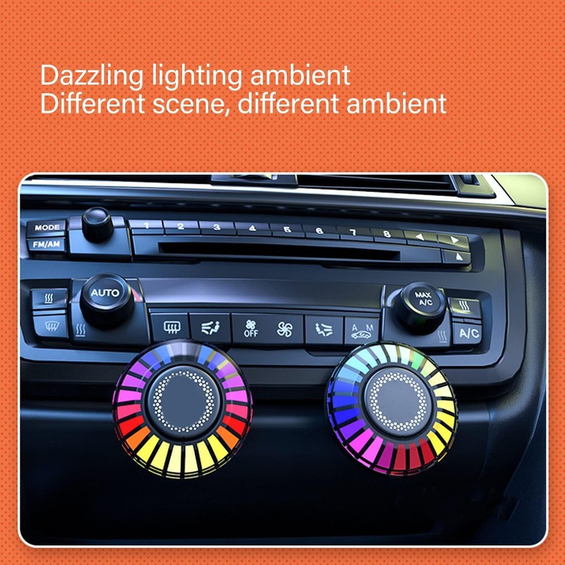 2 Luces LED para Coche, 32 bits De Color, Luces
