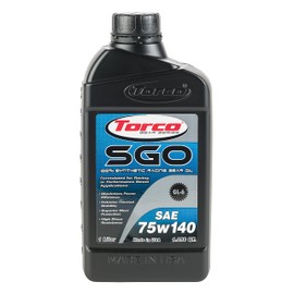 Torco SGO 100% Synthetic Racing Gear Oil (75W-140)