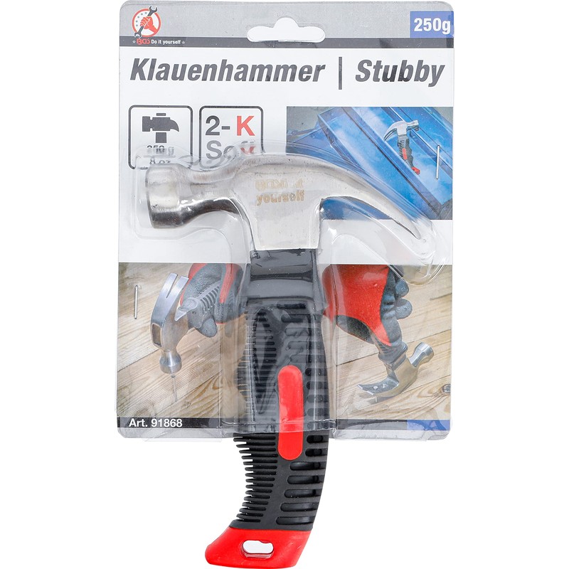 BGS Diy 91868 | Mini-Claw Hammer | Stubby | 250