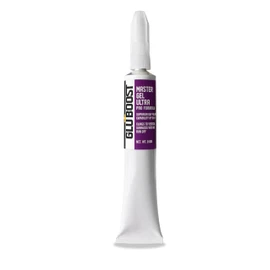 GluBoost MasterGel Ultra – Ultra Strong Gel Adhesive with Superior Gap Filling & No Run-Off – Works with GluDry – Includes 2 Clog-Resistant Tips – 20GR