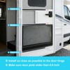 WanDwel Aluminum RV Screen Door Closer with Spring Keep Mesh