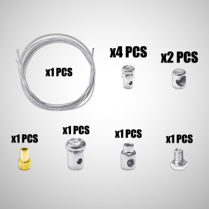 1 Universal Cable Repair Kit, Throttle Lever, Motorcycle Cable Repair