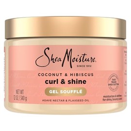 SheaMoisture Coconut & Hibiscus Curling Gel Souffle Styler, 12 Ounce