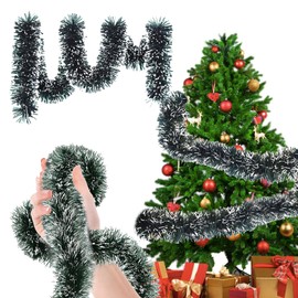 Christmas Garland 15 Metres, Decorative Garland Christmas, Fir Garland for Christmas Tree, Artificial Decorative Garland, Fir Garland Christmas for Ceiling Hanging, Stair Railing Decoration