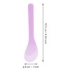 ONLYKXY 30pcs 5in Plastic Beauty Spoon Facial Cream Brush Makeup