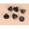 Unbranded 6 PCS Black Rubber Side Cover Grommets Cap For