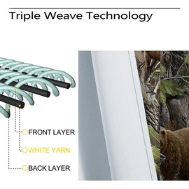 Wusihorld Camo Tree Blackout Curtains Home Decor,Forest Camouflage Wildlife Moose Deer Bear Rod Pocket Thermal Insulated Drapes Darkening Window Curtain for Bedroom Living Room 42 x 63 Inch