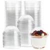 Juvale 50 Pack 8 oz Clear Plastic Cups with Dome