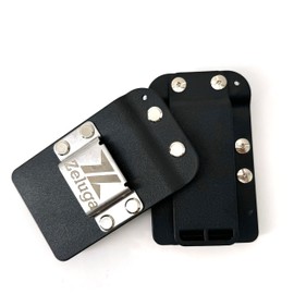 Zeluga 20-497 Clip-On Tool Belt Drill Holder, Tool Belt Clip for Cordless Drill, Impact, Nailer, Tape Measure, Fits Up to 3'' Belt