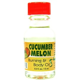 Popular Flavor Fragrance Body and Burning Oil 0.5 Oz (Cucumber Melon)