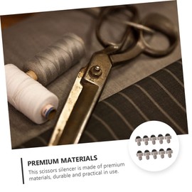 Baluue 1set Scissors Muffler Trimmers Cuticle Silent Pet Grooming Scissor Split Hair Scissors Lash Scissors Hair Clippers Scissor Salon Scissors Thinning Scissors Silver 10pcs