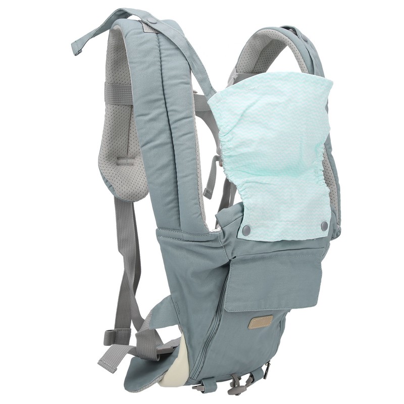 Adjustable Baby Carrier Breathable Newborns Toddlers Ergonomic Thickening HipseatCyan