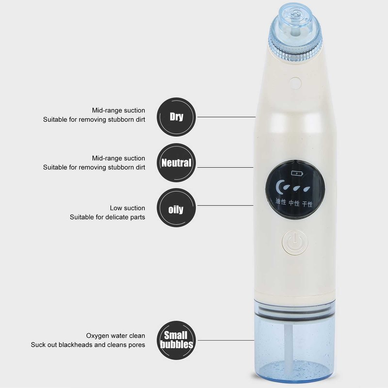 Vacuum Blackhead Removal Electric Pore Cleaner Blackhead Extractor Tool Face