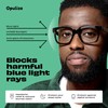 OPULIZE ERA Blue Light Glasses - Clear Lens - Anti-Reflective