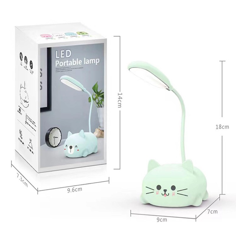 Genyerl Mini Cat Night Light, LED Desk Lamp for Kids,Cute