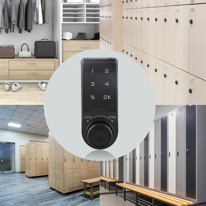 Hapivida Cabinet Password Lock, Digital Code Lock Keyless Cabinet Drawer
