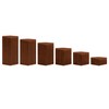 BELLE VOUS Wooden Hexagon Display Risers (6 Pack) - Wood