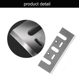 6 Pcs 3-1/4 Inch Hand Planer Blades, 82mm Re-sharpenable Blades Replacement for Makita KP0810,1900B, Dewalt DCP580, DW6655,Bosch 1594 and Most Handheld Planer