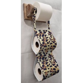 Kristin's Kreations Animal Print Jaguar Toilet Paper Holder