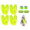 Hitopin Lightweight Children's High Visibility Vest, 4 Pieces High Visibility