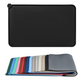 AUDWUD Silicone Waterproof Dog Cat Pet Feeding Mats,Anti-Slip Pet Bowl Mats,Pet Feeding Mat Large,24" x 16"