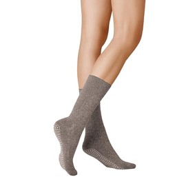 KUNERT Women's Socks Homesocks Abs Non-Slip, Marshy 8190