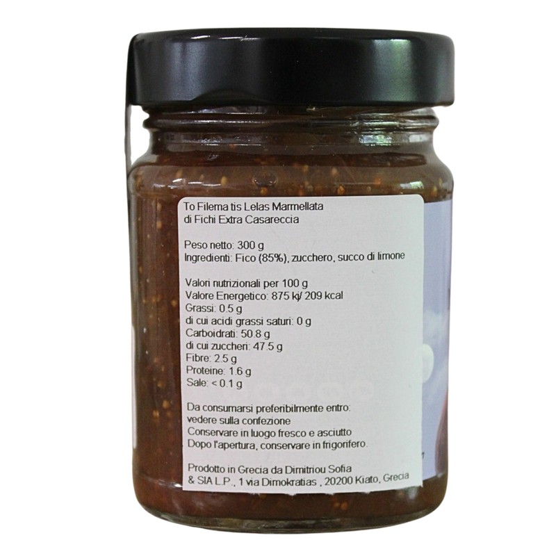 To Filema tis Lelas Marmellata di Fichi Extra Casareccia,300g