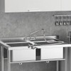 38 Inch Pre Rinse Hose with Sprayer Valve, Commercial Faucet