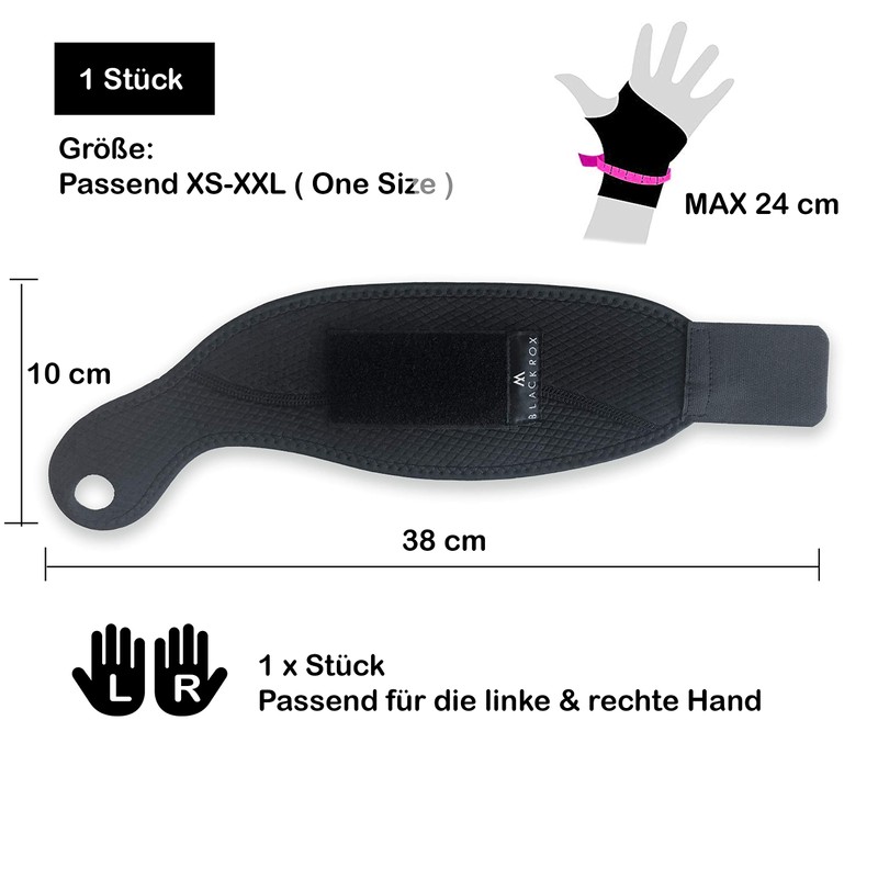 BLACKROX Wrist Bandage Fitness, Wrist Bandage, Wrist Wraps, Thumb Bandage,