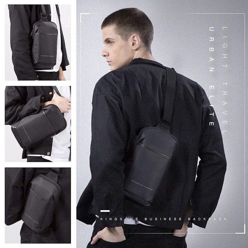 Kingsons Body Bag, Shoulder Bag, Popular Crossbody Bag, Men's, Small