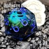 Sage's Portal Liquid Core Eyes Dice 33mm D20 Die with