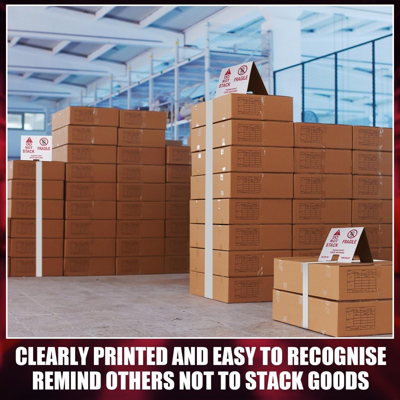 Dunzoom 60 Pcs Do Not Stack Pallet Cones 8 x