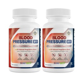 Blood911 2-Pack Blood Pressure 911 Supplement Pills Natural dietary Supplement - 120 Caps