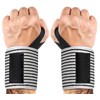 18'' Professional Wrist Wraps for Weightlifting 2PCS(IPF Approved),Heavy Duty Gym