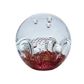 Dream Ball (247) 9-10 cm - Gold/Rose Base - Paperweight