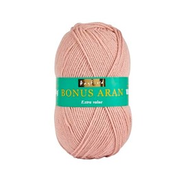 Hayfield Bonus Aran Yarn, Oyster Pink (614), 100g