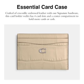 Coach Essential Card Case, Ivory