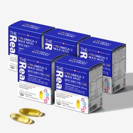 The Real Altige Omega3 Max 1400 60 capsules, 5 units / 더리얼 알티지 오메가3 맥스 1400 60캡슐, 5개