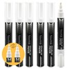 NIMNIK White Chalk Markers for Blackboards - 6mm Reversible Nib