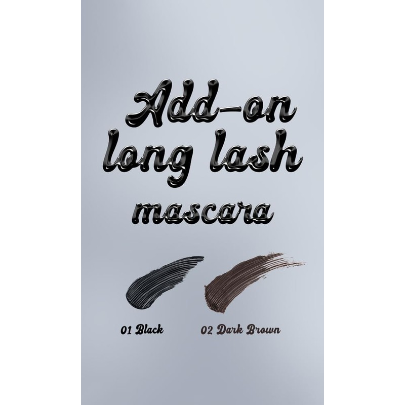OHSOPH アドオン ロングラッシュマスカラ 01 BLACK 8g ブラック (Add On Long