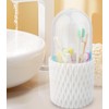 OOXYG Extra-Large Toothbrushes and Toothpaste Holders with Removable Lid, Dustproof
