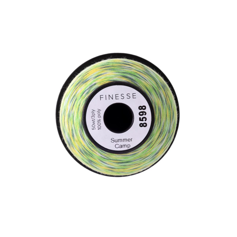 Finesse Hilo abigarrado | 100% poliéster, 3 capas, 50 wt