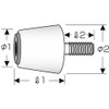 TRUSCO P-1288 P-Con 12 x 8 x 8 Pack of