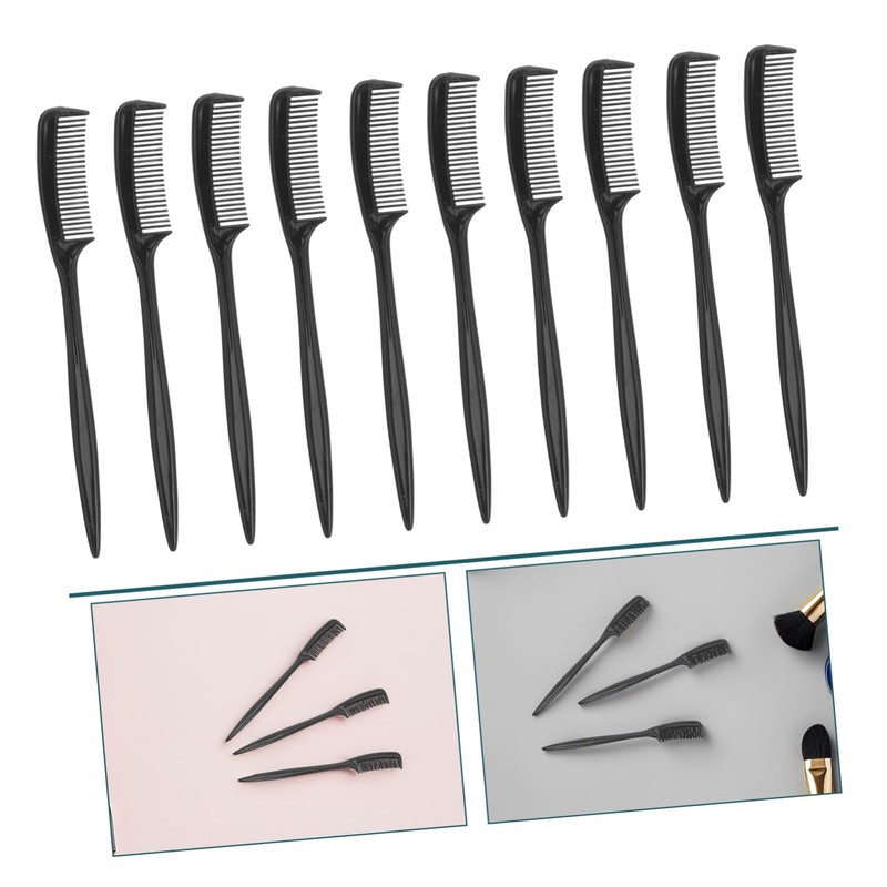 IWOWHERO 100pcs Mini Eyelash Comb Lash Separator Tool Portable Cosmetic
