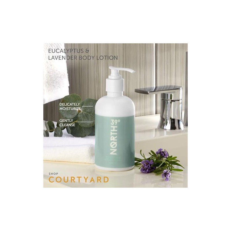 Body Lotion - Eucalyptus & Lavender Scent - Featured in