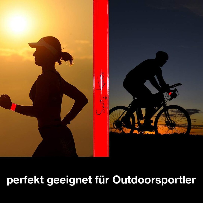 Reflective Tape, Pack of 8, Extra Strong Reflective for Road