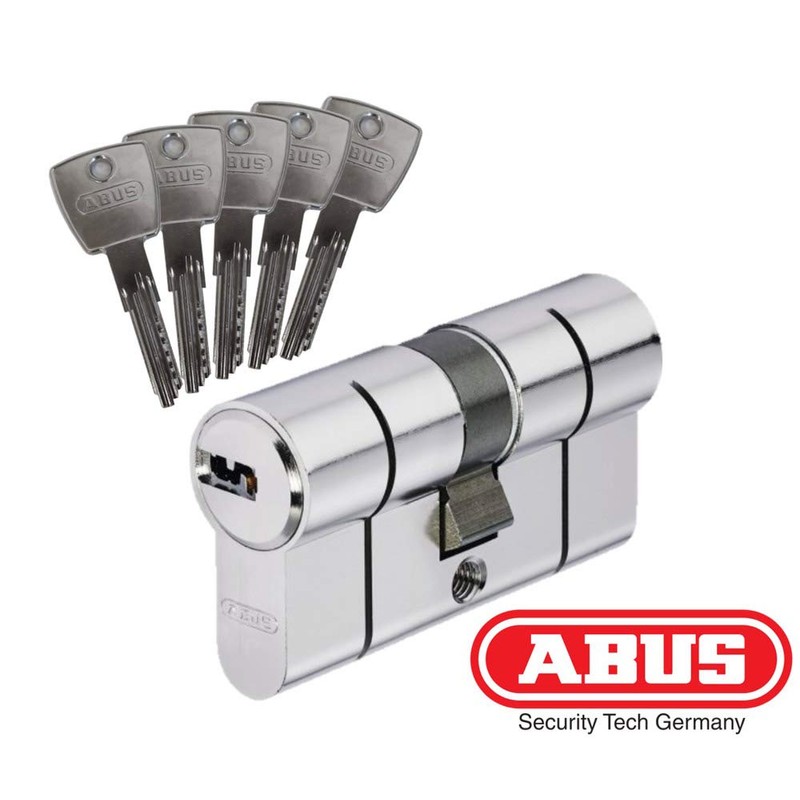 ABUS D66 Lock Cylinder 35 x 50, Aluminium, Steel, Brass,